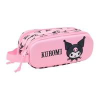 Trousse Kuromi Rose 3D 21 CM - 2 cpt