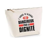 Trousse L’abus d’Alcool | Pouch | Idée Pochette Toilette Maquillage Transport Cadeau Anniversaire Fête Original Famille Travail Départ Collègue Retraite