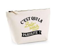 Trousse La Belle-Soeur Parfaite | Pochette Toilette Maquillage | Idée Cadeau Belle Soeur Humour Original Noël Anniversaire Famille Amour