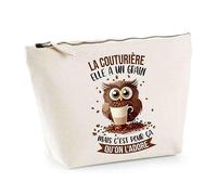 Trousse La Couturière Elle a Un Grain | Pochette Toilette Maquillage Idée Sac Cadeau