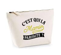 Trousse La Mamie Parfaite | Pochette Toilette Maquillage | Idée Cadeau Mamie Grand-Mère Humour Original Noël Anniversaire Famille Drôle Fête des Grands-Mères