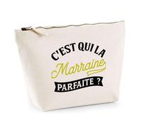 Trousse La Marraine Parfaite 2 | Pochette Toilette Maquillage | Idée Cadeau Marraine Humour Original Noël Anniversaire Baptême Famille Parrainage