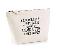 Trousse La raclette | Pouch | Idée Pochette Toilette Maquillage Transport Cadeau Anniversaire Fête Original Famille Travail Départ Collègue Retraite