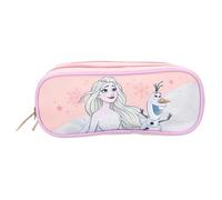 LA REINE DES NEIGES Trousse rectangulaire 2 Compartiments Rose