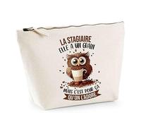 Trousse La Stagiaire Elle a Un Grain | Pochette Toilette Maquillage Idée Sac Cadeau
