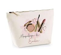 Trousse Le Maquillage de Emilie | Pochette Maquillage Routine Beauté Cadeau Anniversaire Femme Fête des Mères Mamies