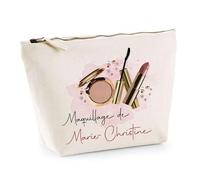 Trousse Le Maquillage de Marie-Christine | Pochette Maquillage Routine Beauté Cadeau Anniversaire Femme Fête des Mères Mamies