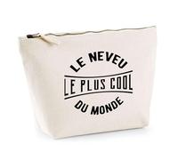 Trousse Le Neveu Le Plus Cool du Monde | Pochette Toilette Maquillage | Idée Cadeau Neveu Humour Original Noël Anniversaire Famille Drôle Unique