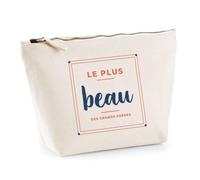 Trousse Le Plus Beau des Grands Freres - Pouch Case - Idée Trousse Rangement Cadeau Anniversaire Fête Original Famille Travail Départ Collègue Retraite Noël. - Terracotta&Bleu - 3