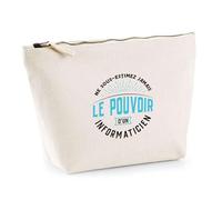 Trousse Le Pouvoir d'un Informaticien | Pochette Toilette Maquillage | Idée Cadeau Geek Gamer Humour Jeu Vidéo Drôle Original