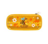 Legami - Trousse Wonderwow, Thème Bee, 2 Compartiments et Porte-Stylo intérieur, Compartiment intérieur avec Tissu en Maille, Fermeture à Glissière, 23 x 11 x 5 cm