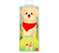 Legami Étui 2 en 1 Fur-Ever Friends silicone souple – Porte-stylos, fermeture à glissière