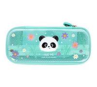 Legami - Trousse Wonderwow, Thème Panda, 2 Compartiments et Porte-Stylo intérieur, Compartiment intérieur avec Tissu en Maille, Fermeture à Glissière, 23 x 11 x 5 cm