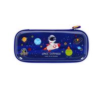 Legami - Trousse Wonderwow, Thème Space, 2 Compartiments et Porte-Stylo intérieur, Compartiment intérieur avec Tissu en Maille, Fermeture à Glissière, 23 x 11 x 5 cm