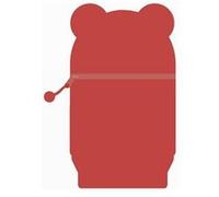 Legami - Trousse Super Kawaii, 13x19x13 cm - Teddy Bear | en silicone souple, peut contenir jusqu’à 100 stylos