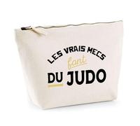 Trousse Les Mecs Font du Judo | Pochette Toilette Maquillage | Idée Cadeau Judoka Humour Sport Arts Martiaux Drôle Combat
