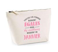 Trousse Les Meilleures Janvier | Pochette Toilette Maquillage | Idée Cadeau Zodiaque Astrologie Mois d'anniversaire Humour Original Noël Anniversaire