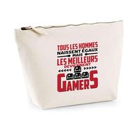 Trousse Les Meilleurs Deviennent Gamers | Pochette Toilette Maquillage | Idée Cadeau Geek Gamer Humour Jeu Vidéo Drôle Original