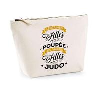 Trousse Les Vraies Font du Judo | Pochette Toilette Maquillage | Idée Cadeau Judoka Humour Judo Sport Arts Martiaux Original Drôle Combat