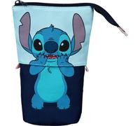 Trousse Lilo & Stitch 2 en 1 - Trousse à crayons pratique & porte-stylo pour enfants