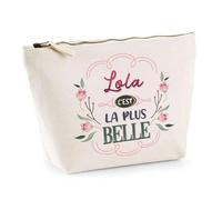 Trousse Lola la Plus Belle | Pochette Maquillage Make-up Toilette Cadeau Fête des Mères Anniversaire Soeur Noël Tata Marraine
