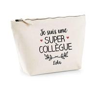 Trousse Lola Une Super Collègue | Pochette Toilette Maquillage Idée Sac Cadeau