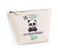 Trousse Lou Pas Touche Panda | Pochette Toilette Maquillage Idée Sac Cadeau