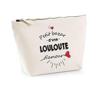 Trousse louloute Bazar d'amour | Pochette Toilette Maquillage Idée Sac Cadeau