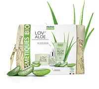 Trousse Lov'Aloé - Trio de soins Bio à l'Aloé Vera - Crème visage, gel d'aloe Vera et sérum - Fabriqué en France - Idée cadeau - Propos'Nature