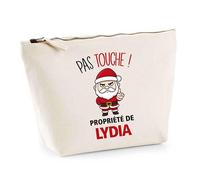 Trousse Lydia Pas Touche Père Noël - Secret Santa Cadeau Noël Humour Insolite Collègue