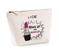 Trousse Lydie Wake Up and Makeup | Pochette Maquillage Routine Beauté Cadeau Anniversaire Femme Fête des Mères Mamies