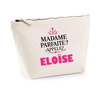 Trousse Madame Parfaite Eloise - Pouch Case - Idée Trousse Rangement Cadeau Anniversaire Fête Original Famille Travail Départ Collègue Retraite Noël.