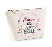 Trousse Maeva la Plus Belle | Pochette Maquillage Make-up Toilette Cadeau Fête des Mères Anniversaire Soeur Noël Tata Marraine