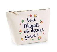 Trousse Magali Elle Assure Grave ! | Pochette Maquillage Make-up Toilette Cadeau Fête des Mères Anniversaire Soeur Noël Tata Marraine