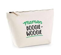 Trousse Maman Boogie-Woogie | Pouch | Idée Pochette Toilette Maquillage Transport Cadeau Anniversaire Fête Original Famille Travail Départ Collègue Retraite