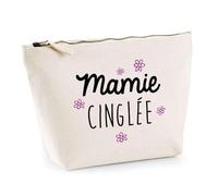 Trousse Mamie Cinglée | Pochette Toilette Maquillage | Idée Cadeau Grand-Mère Humour Original Noël Anniversaire Famille Drôle Fête des Grands-Mères