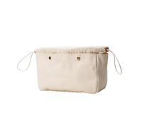 Trousse Maquillage Sac de Rangement en Toile de Coton, Doublure de Sac de Rangement, Sac de Rangement de Finition, Sac Organisateur de cosmétiques Trousse De Maquillage(L)