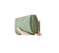 Trousse Maquillage Women Cosmetic Bag Solid Color Korean Style Makeup Pouch Toiletry Waterproof Organizer Case Luxury(Green)