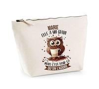 Trousse Marie Elle a Un Grain | Pochette Toilette Maquillage Idée Sac Cadeau