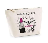 Trousse Marie-Louise Wake Up and Makeup | Pochette Maquillage Routine Beauté Cadeau Anniversaire Femme Fête des Mères Mamies