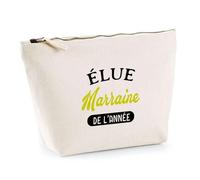 Trousse Marraine de l'année 2 | Pochette Toilette Maquillage | Idée Cadeau Humour Original Noël Anniversaire Baptême Famille Parrainage