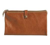 Clairefontaine Trousse plate Flying Spirit – Cuir véritable brun glacé, compartimentée, zippée