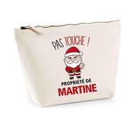Trousse Martine Pas Touche Père Noël - Secret Santa Cadeau Noël Humour Insolite Collègue