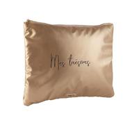 Trousse matelassée - Mes trésors - Doré