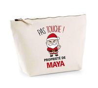 Trousse Maya Pas Touche Père Noël - Secret Santa Cadeau Noël Humour Insolite Collègue
