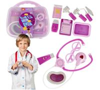 Trousse médicale pour enfants - MEGA CREATIVE - Valise avec 12 accessoires - Jouet éducatif