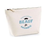 Trousse Meilleur Beauf du Monde | Pochette Toilette Maquillage | Idée Cadeau Humour Drôle Marrant Original Anniversaire Fête