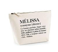 Trousse Mélissa Définition | Pochette Toilette Maquillage Idée Sac Cadeau