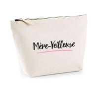 Trousse Mère-Veilleuse | Pochette Toilette Maquillage | Idée Cadeau Maman Humour Original Noël Anniversaire Fête des Mères Famille Amour Naissance Retraite