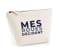 Trousse Mes Roues Decident - Pouch Case - Idée Trousse Rangement Cadeau Anniversaire Fête Original Famille Travail Départ Collègue Retraite Noël. - Bleu&Gris - 1